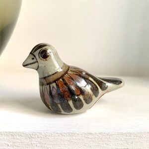 Vintage pottery bird, signed Jorge Wilmot & Salvador Vasquez, Tonalá Mexico